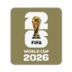 2026 FIFA World Cup Gold-Aufnäher – Dunkle Trikotversion  + €6,00 