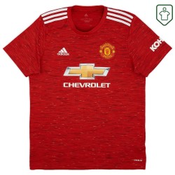 Herren Manchester United 2020/21 Heim Retro Shirt B. Fernandes #18 Herren Manchester United 2020/21 Heim Retro Shirt B. Fernandes #18