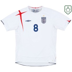 Männer England 2005/07 Heim Retro Shirt Lampard #8 Männer England 2005/07 Heim Retro Shirt Lampard #8