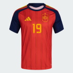 Herren Spanien 2026 Heim Authentisches WM-Trikot LAMINE YAMAL #19