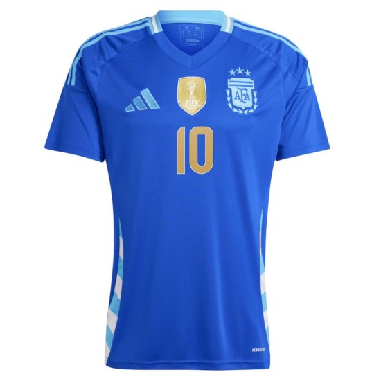Lionel Messi #10 Argentinien Auswärtstrikot Copa America 2024