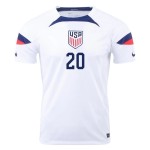 Jesús Ferreira #20 USMNT Heimtrikot Weltmeisterschaft 2022