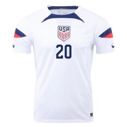 Jesús Ferreira #20 USMNT Heimtrikot Weltmeisterschaft 2022 Jesús Ferreira #20 USMNT Heimtrikot Weltmeisterschaft 2022