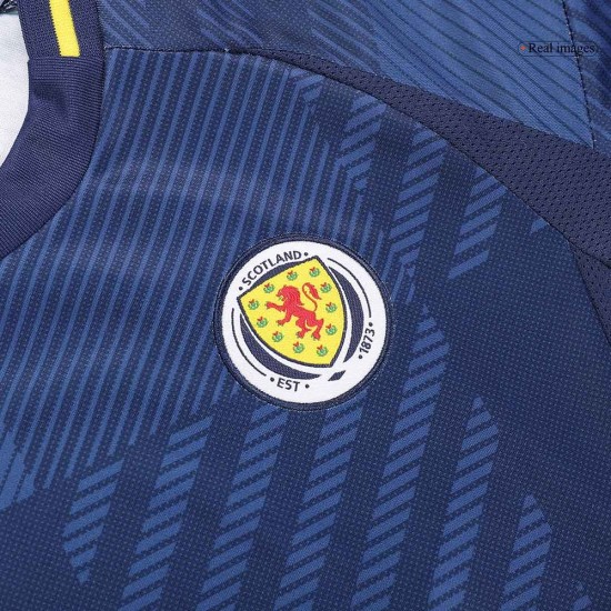 Kinder Schottland Heimtrikot+Kurze Hosen EURO 2024 Kinder Schottland Heimtrikot+Kurze Hosen EURO 2024