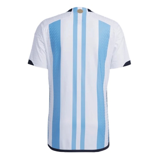 Argentinien 3 Stars Spielerversion Heimtrikot Weltmeisterschaft 2022