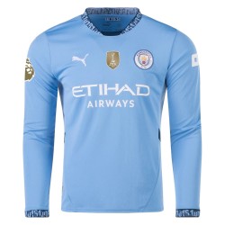 Kinder RODRIGO Manchester City 2024/25 Heimtrikot Langarm Kinder RODRIGO Manchester City 2024/25 Heimtrikot Langarm