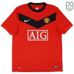 Herren Manchester United 2009/10 Heim Retro Shirt Rooney #10 Herren Manchester United 2009/10 Heim Retro Shirt Rooney #10