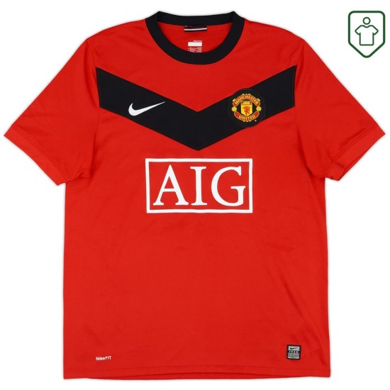 Herren Manchester United 2009/10 Heim Retro Shirt Rooney #10 Herren Manchester United 2009/10 Heim Retro Shirt Rooney #10