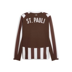Kinder FC St. Pauli 2025/26 Heimtrikot mit langen Ärmeln