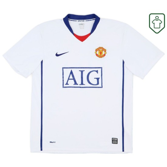 Herren Manchester United 2008/10 Auswärts Retro Shirt Berbatov #9 Herren Manchester United 2008/10 Auswärts Retro Shirt Berbatov #9