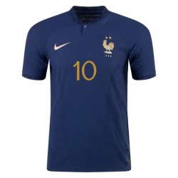 Kylian Mbappé #10 Frankreich Heimtrikot Weltmeisterschaft 2022 Kylian Mbappé #10 Frankreich Heimtrikot Weltmeisterschaft 2022