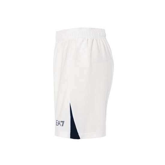 Damen Neapel 2024/25 Heim Shorts - Weiß/Marineblau