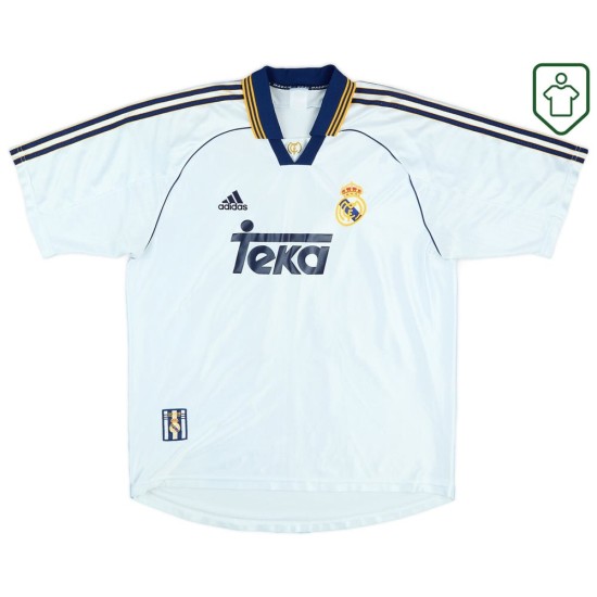 Herren Real Madrid Heim-Retro-Trikot 1998/00 Raul #7