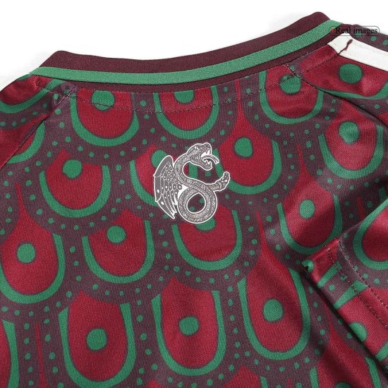 Kinder Mexiko Heimtrikot+Kurze Hosen Copa America 2024 Kinder Mexiko Heimtrikot+Kurze Hosen Copa America 2024