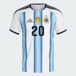 Damen Argentinien 2026 Heim Authentisches WM-Trikot MAC ALLISTER #20