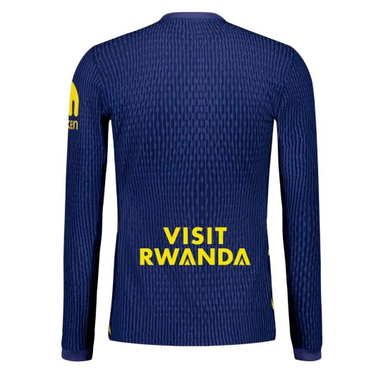 Kinder Atletico Madrid 2025/26 Auswärtstrikot Langarm