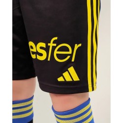 Kinder Real Oviedo 2025/26 Auswärts-Shorts