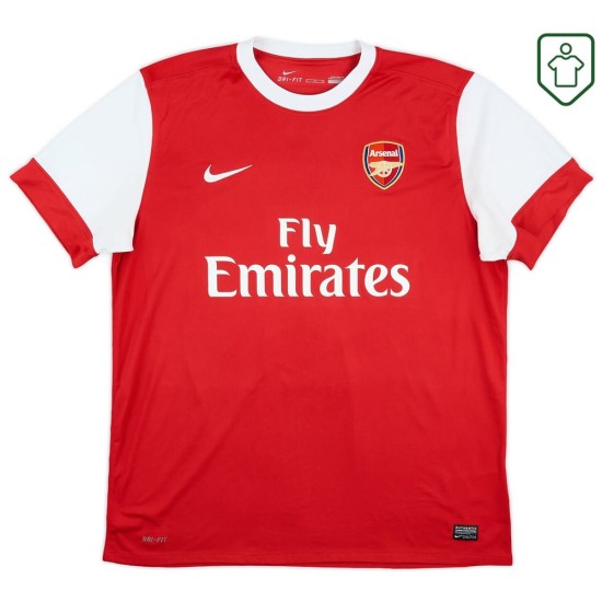 Herren Arsenal 2010/11 Heim Retro Shirt Fabregas #4