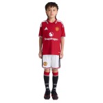 Kinder Manchester United 2026/27 Heimshorts - Weiß