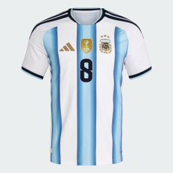 Herren Argentinien 2026 Heim Authentisches WM-Trikot E. FERNÁNDEZ #8
