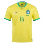 Fabinho #15 Brasilien Heimtrikot Weltmeisterschaft 2022