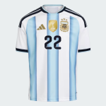 Herren Argentinien 2026 Heim Authentisches WM-Trikot L. MARTÍNEZ #22