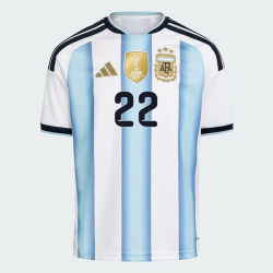Damen Argentinien 2026 Heim Authentisches WM-Trikot L. MARTÍNEZ #22
