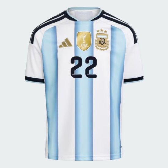 Damen Argentinien 2026 Heim Authentisches WM-Trikot L. MARTÍNEZ #22 Damen Argentinien 2026 Heim Authentisches WM-Trikot L. MARTÍNEZ #22
