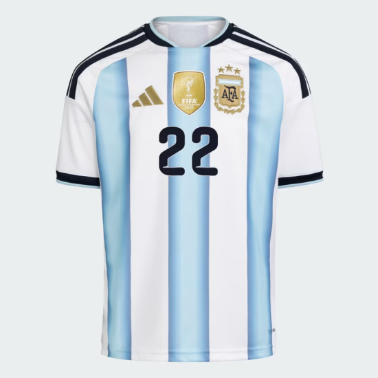 Herren Argentinien 2026 Heim Authentisches WM-Trikot L. MARTÍNEZ #22