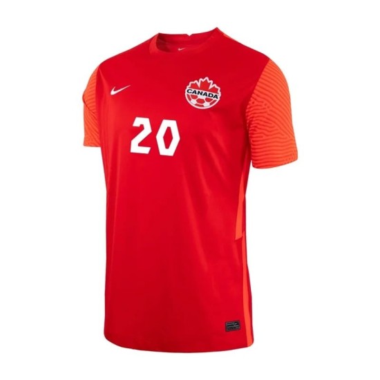 Jonathan David #20 Kanada Heimtrikot Weltmeisterschaft 2022