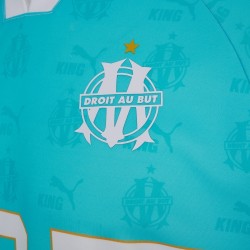 Kinder OM Retro King Trikot #9 - Blau