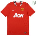 Herren Manchester United 2011/12 Heim Retro Shirt Rooney #10