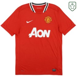 Herren Manchester United 2011/12 Heim Retro Shirt Rooney #10
