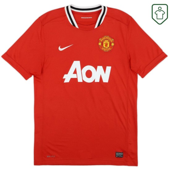 Herren Manchester United 2011/12 Heim Retro Shirt Rooney #10