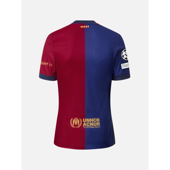 Herren FC Barcelona 2024/25 Heim Langarm UCL Trikot