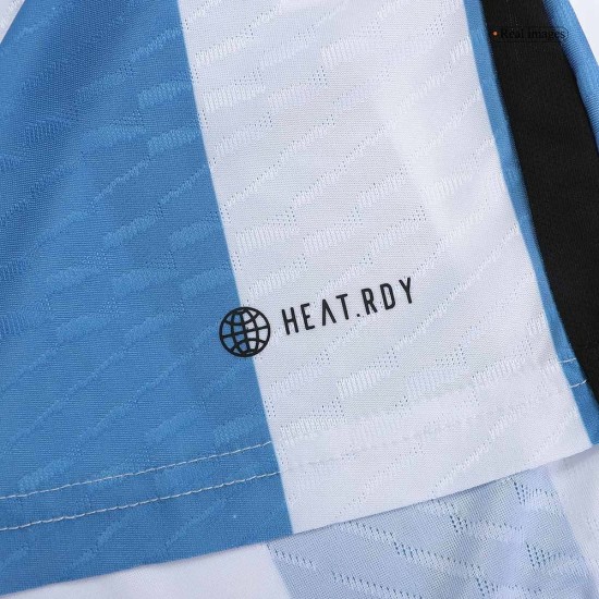Argentinien 3 Stars Spielerversion Heimtrikot Weltmeisterschaft 2022