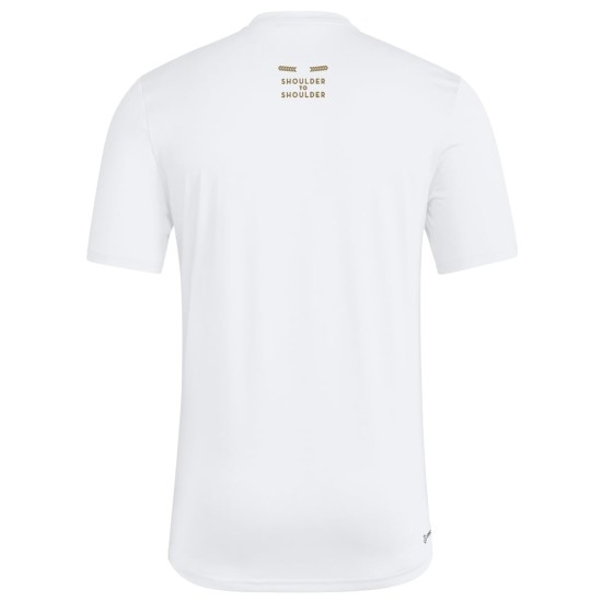 Herren Los Angeles FC 2025 Drittes Hook AEROREADY Shirt - Weiß