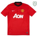 Herren Manchester United 2013/14 Heim Retro Shirt Chicharito #14