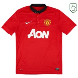 Herren Manchester United 2013/14 Heim Retro Shirt Chicharito #14