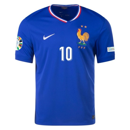 Kylian Mbappe #10 Frankreich Heimtrikot EURO 2024