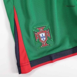 Kinder Portugal Heimtrikot+Kurze Hosen EURO 2024