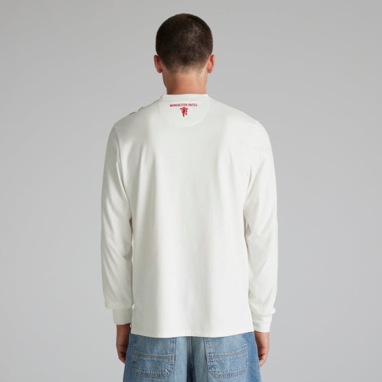 Damen Manchester United 1909 Retro Inspiriertes Langarmtrikot