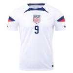 Ricardo Pepi #9 USMNT Heimtrikot Weltmeisterschaft 2022