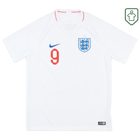 Männer England 2018/19 Heim Retro Shirt Kane #9
