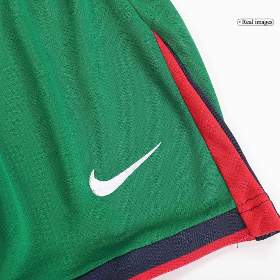 Kinder Portugal Heimtrikot+Kurze Hosen EURO 2024