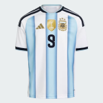 Herren Argentinien 2026 Heim Authentisches WM-Trikot J. ALVAREZ #9