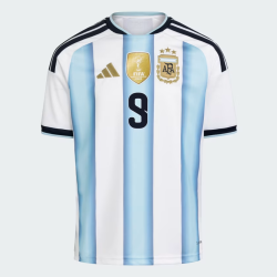 Damen Argentinien 2026 Heim Authentisches WM-Trikot J. ALVAREZ #9