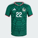 Damen Mexiko 2026 Heim Authentisches WM-Trikot H. LOZANO #22