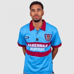 Herren West Ham United 1995 Auswärts Retro Pony Jubiläums Trikot Herren West Ham United 1995 Auswärts Retro Pony Jubiläums Trikot