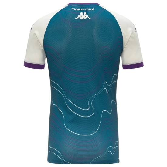 Damen Fiorentina 2025/26 Ausweich-Aufwärmtrikot – Türkis